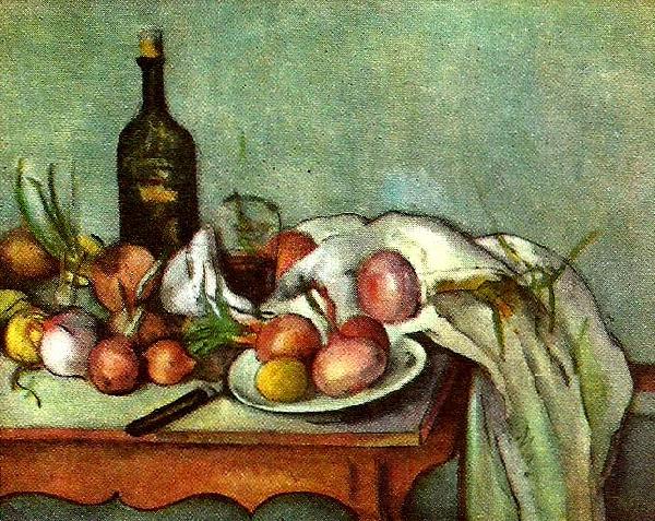 Paul Cezanne stilleben med lokar Spain oil painting art